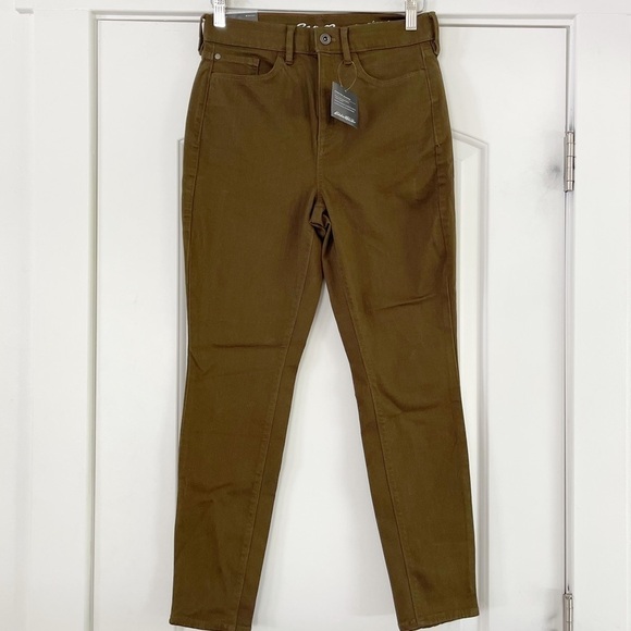 Eddie Bauer Slight Curvy Elysian High Rise Skinny Jean Hunter Green - 8 - Picture 1 of 4